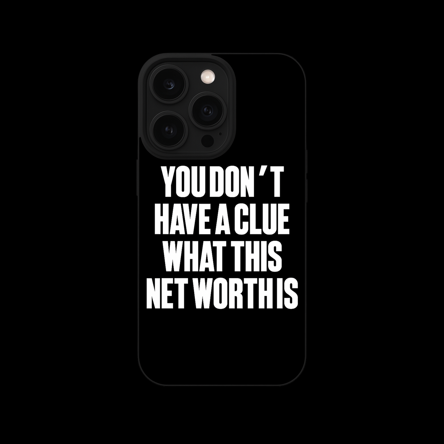 “Net Worth” Slogan Phone Case