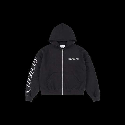“2Tickets” Logo Slogan Hoodie